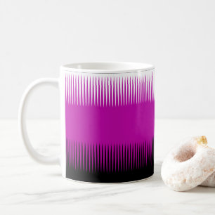 Wave Design Pink Coffee Mug