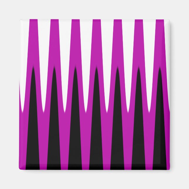 Wave Design Pink Magnet (Front)
