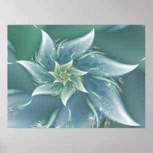 Wave Fractal Poster