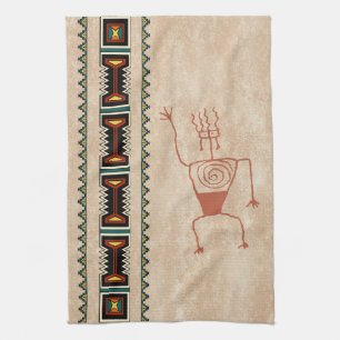 Wave From the Past Tea Towel