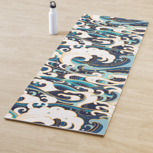 Wave Japanese style Yoga Mat