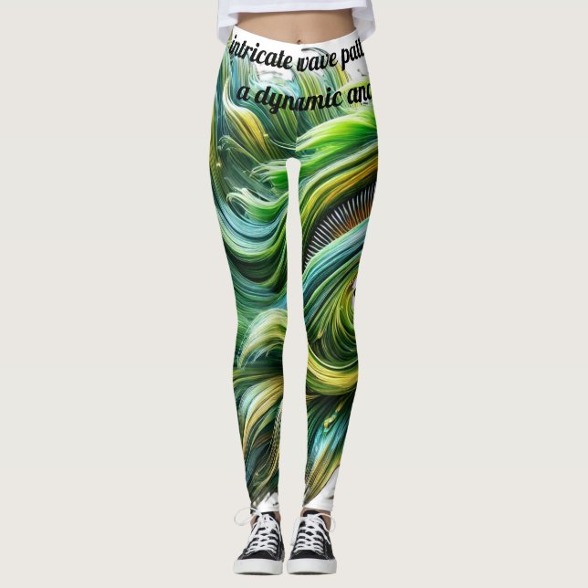 Wave-like legging (Front)