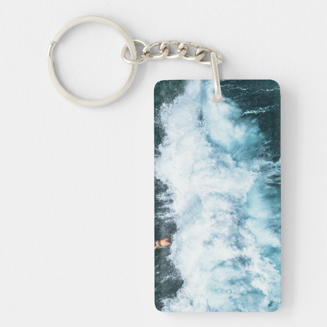 wave line key ring (Front)