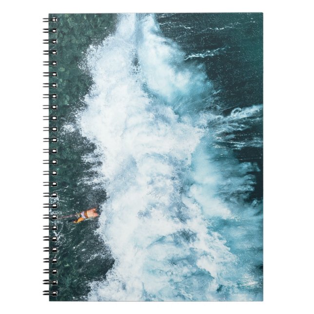 wave line notebook (Front)