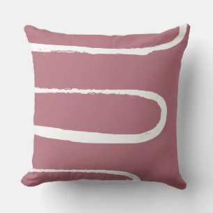 Wave Mauve Pink Cushion