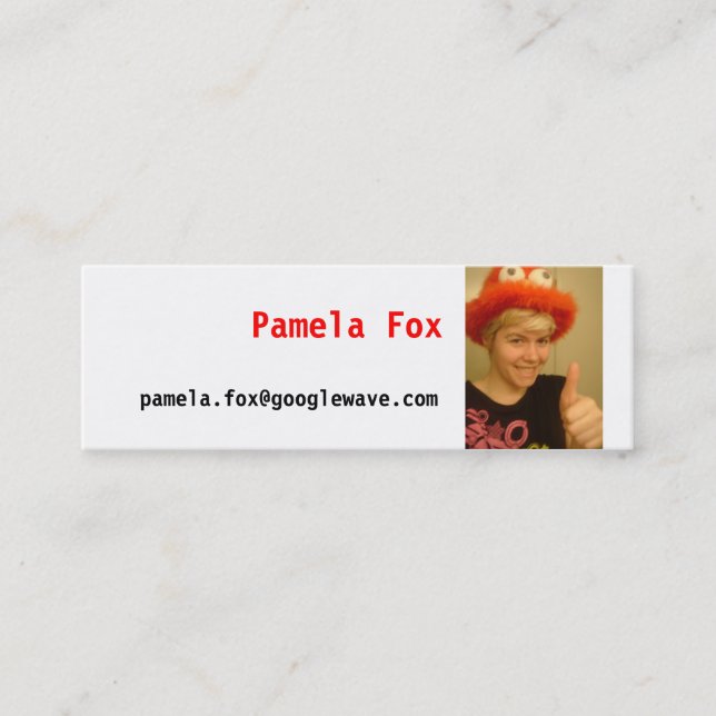 "Wave Me" Card (Front)