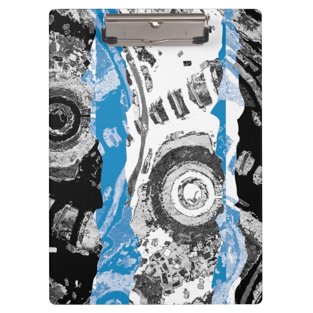 Wave Mechanism – Custom Clipboard (9" x 12.5") (Front)