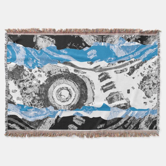 Wave Mechanism – Custom Throw Blanket (50" x 60") (Front)
