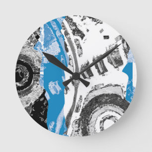 Wave Mechanism – Custom Wall Clock (10.75", Round