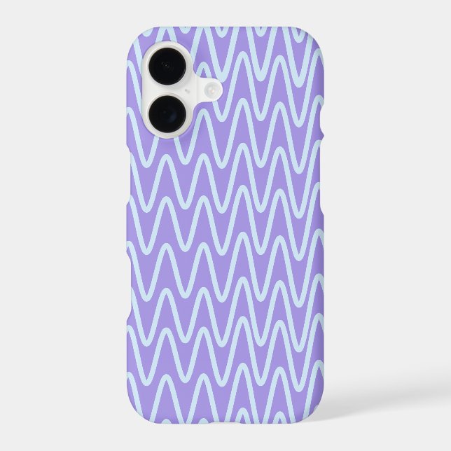 Wave No. 1 - Phone Case (Violet) (Back)