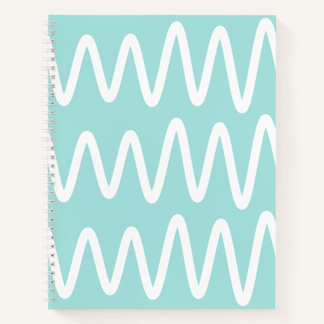 Wave No. 3 - Notebook (Mint) (Front)