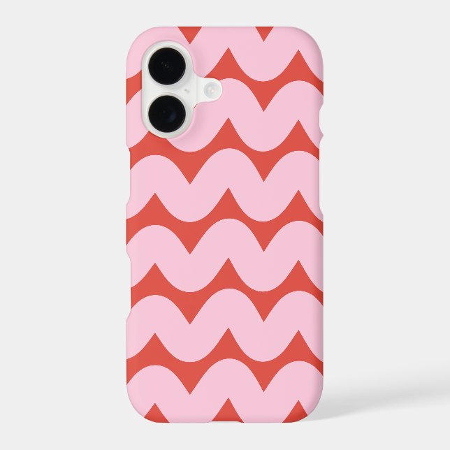 Wave No. 4 - Phone Case (Tomato) (Back)