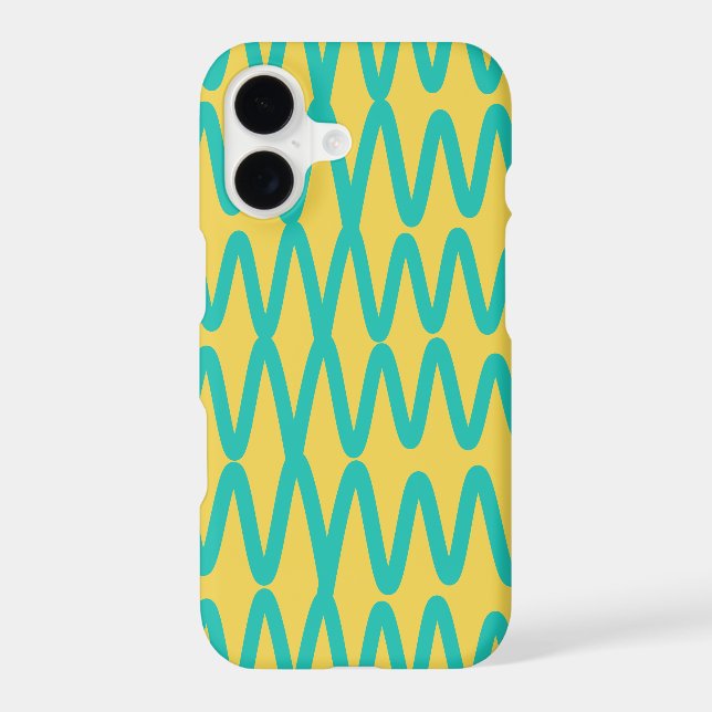 Wave No. 5 - Phone Case (Marigold) (Back)
