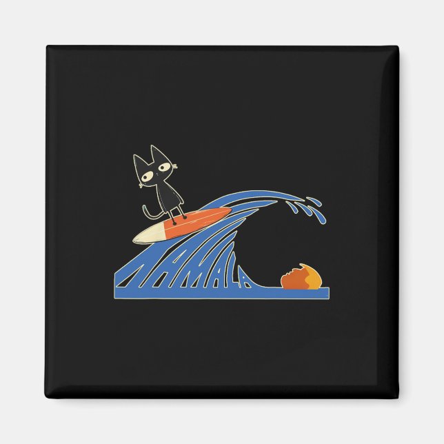 Wave Of Blue Cats Blue Cats Wave For Kamala Cats F Magnet (Front)