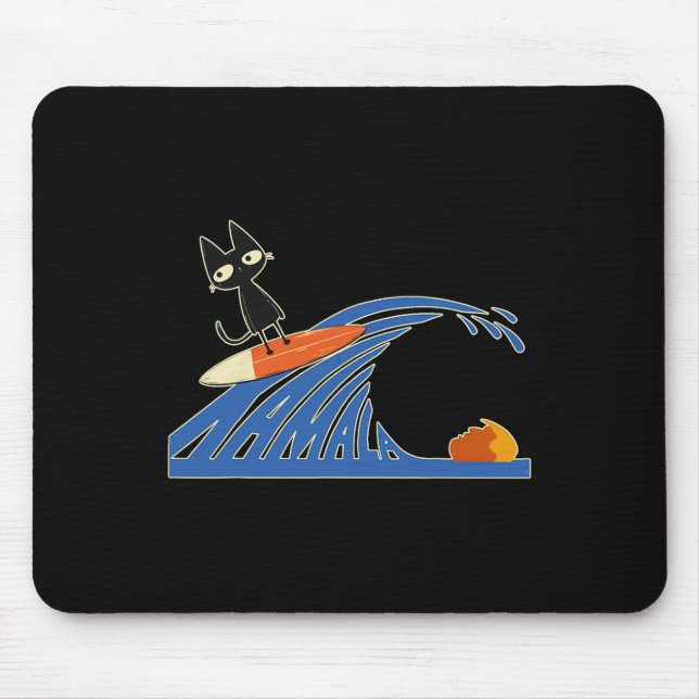Wave Of Blue Cats Blue Cats Wave For Kamala Cats F Mouse Pad (Front)