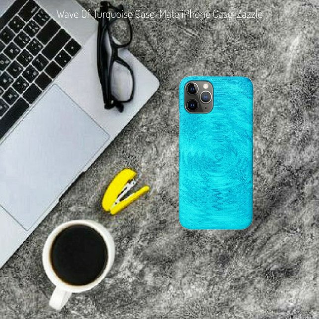 Wave Of Turquoise Case-Mate iPhone Case (Creator Uploaded)