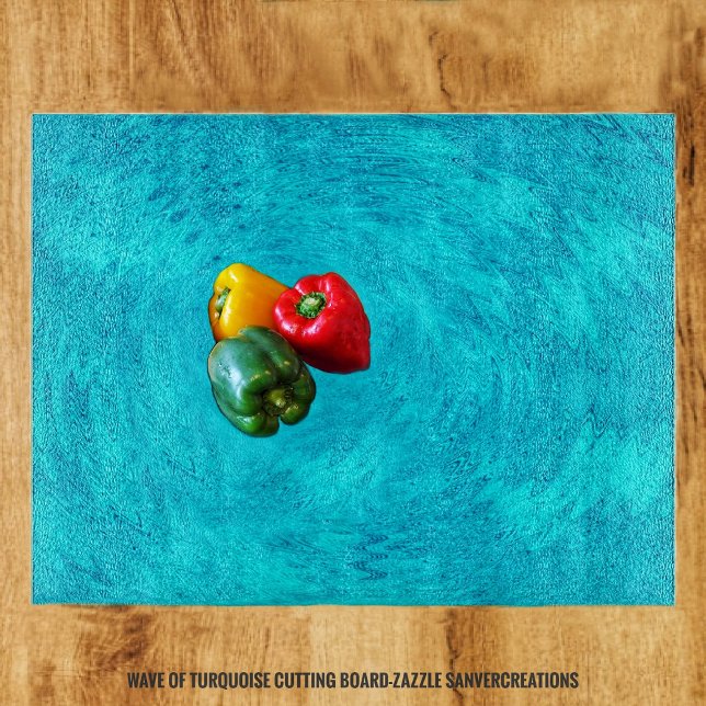 Wave Of Turquoise Cutting Board (Creator Uploaded)