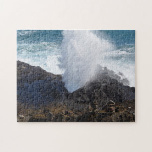 Wave on the rocks jigsaw puzzle