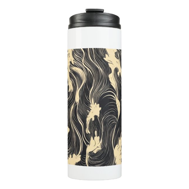 Wave Pattern Thermal Tumbler (Front)