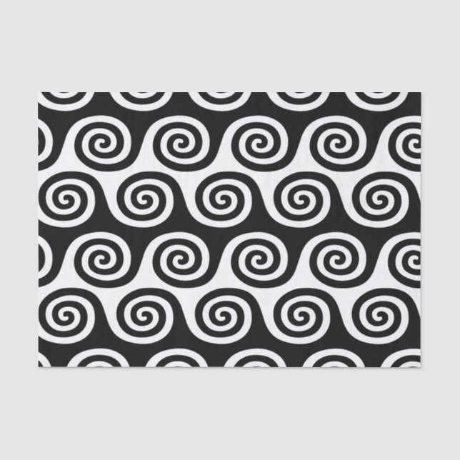 Wave Pattern Tissue Paper (Front)