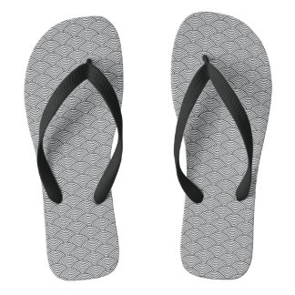 Wave pattern traditional japanese desgin thongs