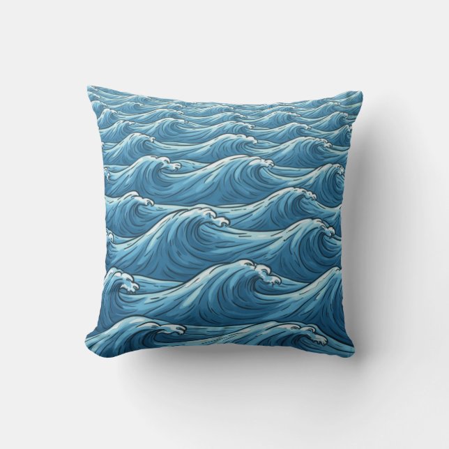 Wave pillow (Front)