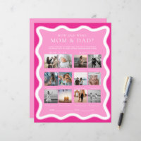 Wave Pink How Old Were Mum and Dad Photo Game