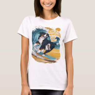 Wave Rider: A German Shepherd Surfing T-Shirt