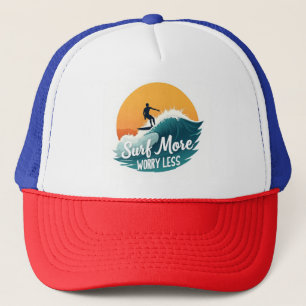 Wave Rider Cap 🧢 Surf More Sunset Style