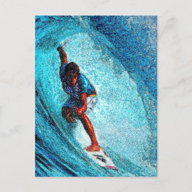 WAVE RIDER POSTCARD (Front)