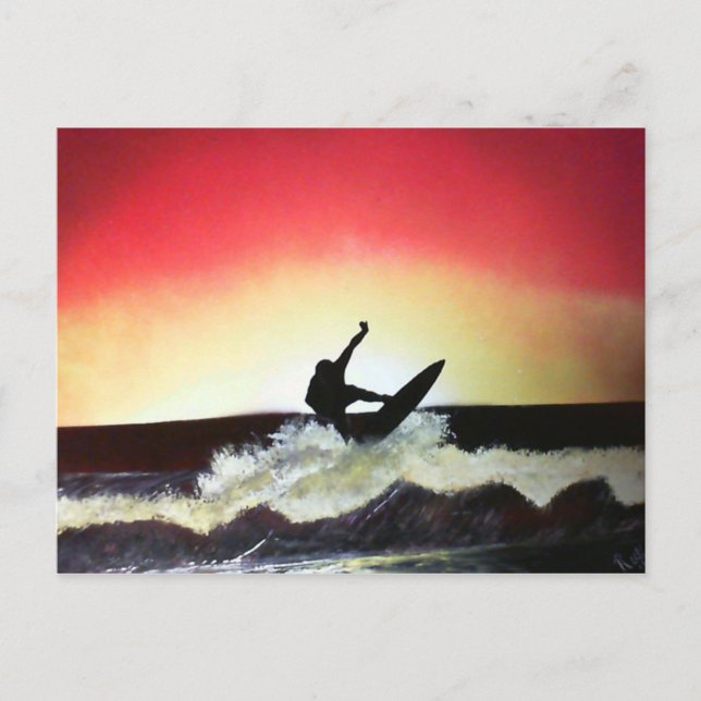 Wave Rider Postcard (Front)