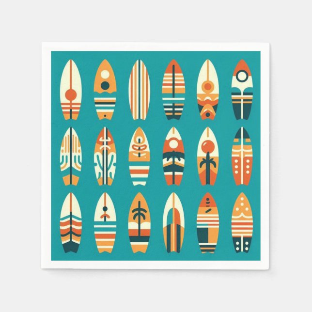 Wave Riders Napkin (Front)