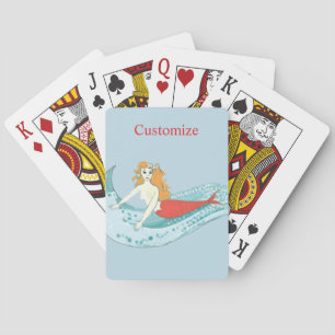 Wave-Riding Mermaid Thunder_Cove Playing Cards
