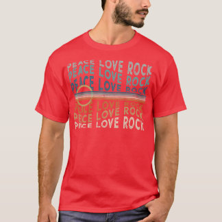 Wave  Rock Six String T-Shirt
