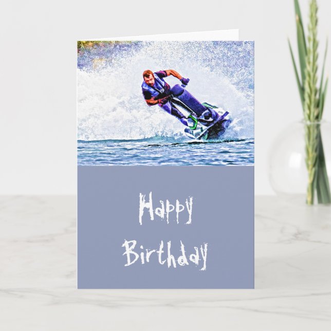 Wave Runner Spray Card (Front)