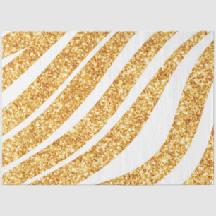 Wave Sea Gold Glitter Boho Popular Collection Tissue Paper