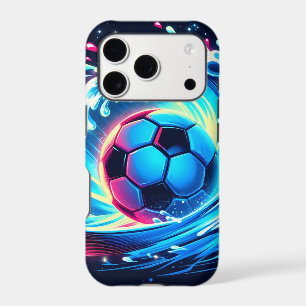 Wave Soccer Ball Futuristic Ocean Football Surf