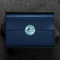 Wave Sublimation | Nautical Tidal Water Blue-Green