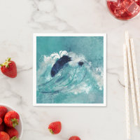 Wave Sublimation | Nautical Tidal Water Blue-Green