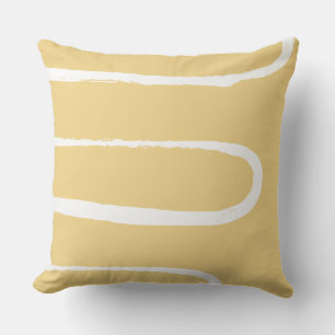 Wave Sunshine Yellow Cushion
