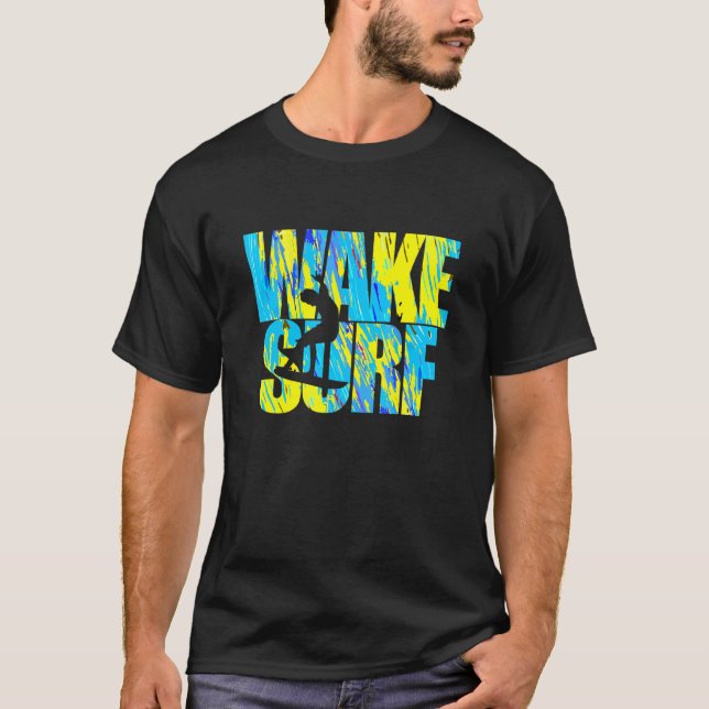 Wave Surf Surfing Beach Surfboard Love Water Sport T-Shirt (Front)