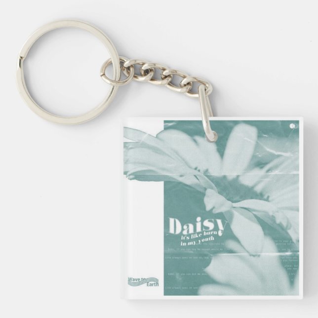 Wave to Earth Daisy  Key Ring (Front)