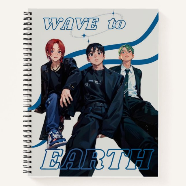 Wave to Earth Fanart  Notebook (Front)