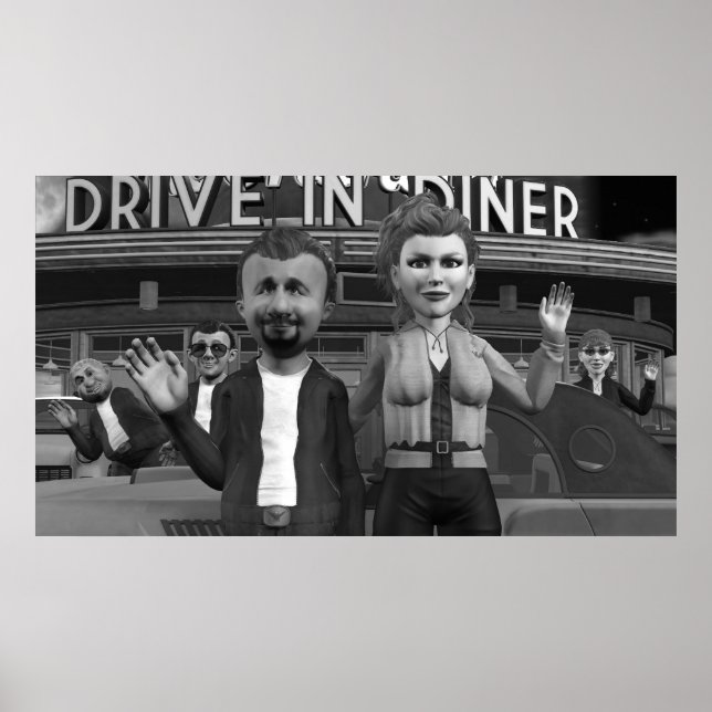 Wave To The Camera Poster (Front)