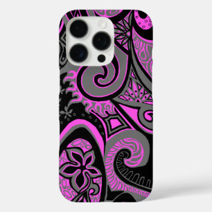 Wave Trip Vintage Psychedelic Floral Paisley iPhone 16 Pro Case