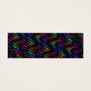 Wave Twists Dark Rainbow Gem Mosaic Artwork
