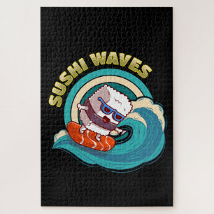 Wave your sushi and enjoy the ride jigsaw puzzle