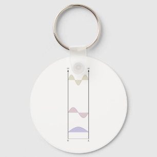wavefunctions for the infinite well key ring