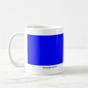 Wavelength 440 nm coffee mug