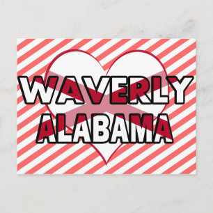 Waverly, Alabama Postcard